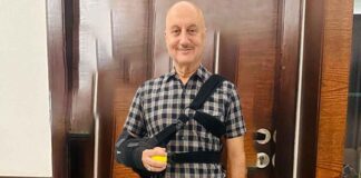 Anupam Kher injures his shoulder while shooting 'Vijay 69'; says, 'Dard to hai'