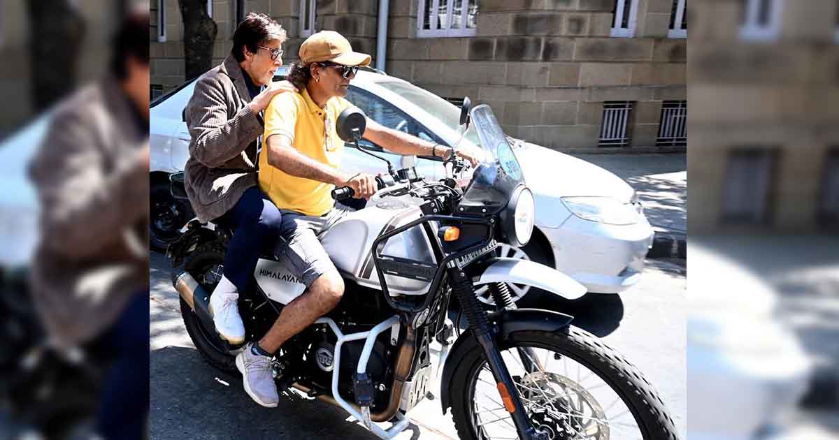 Amitabh Bachchan Takes Bike Ride With Stranger To Reach Set On Time