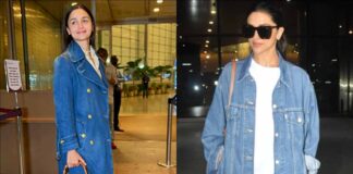 Alia Bhatt Rocks A Chick Denim Ensemble & Minimal Makeup Look, But The Internet Thinks She's Copying Deepika Padukone