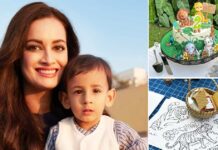 Dia Mirza goes green to celebrate son Avyaan's second birthday