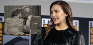 Elizabeth Olsen Paul Bettany Fight While Kissing