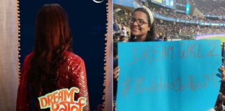 Fan Girl Creates Buzz at MI vs RCB Match with Dream Girl 2 Poster: Countdown to #PoojaKiKissOnAug25 Begins!