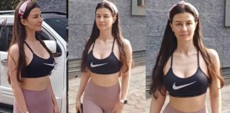 Giorgia Andriani Flaunts Her Toned Physique In Black Sports Bra Along With Post Workout Glow As She Gets Spotted Post Her Gym Session- Check Video Now