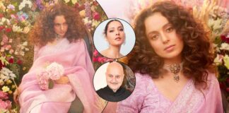 Kangana Ranaut looked dreamy in a traditional Sari-Mrunal to Raashi Khanna and Anupam Kher all praises for her surreal look