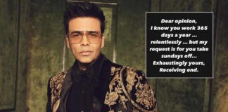 Karan Johar Takes A Sly Dig At Trolls For Constantly Trolling Him, Asks Them To Take Sundays Off