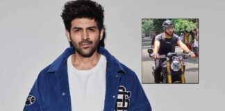 Kartik ditches his luxury cars, instead takes a bike to the gym