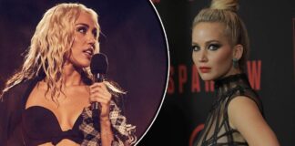 Miley Cyrus Vs Jennifer Lawrence Fashion Face-Off: Who Wore A S*xy Black Monokini With Huge Cutouts On The Sides Better?