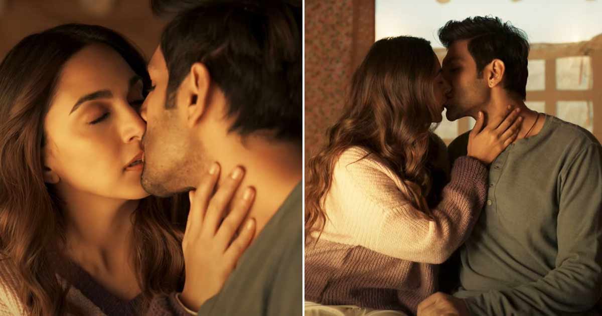Netizens cannot stop gushing about the enchanting lip-lock scene and crackling chemistry between Kartik Aaryan and Kiara Advani in the song ‘Naseeb Se’ from ‘Satyaprem Ki Katha’