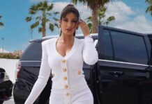 Nora Fatehi Gets Massively Trolled For Puffed Blue Shrug, Netizen Joke “Tirpal Chura Layi Kiska”