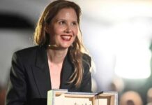 Palm d'Or winner stirs a row after she slams French govt in acceptance speech