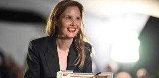 Palm d'Or winner stirs a row after she slams French govt in acceptance speech