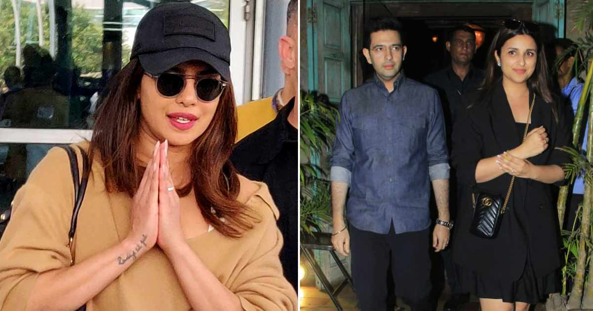 Priyanka lands in Delhi for Parineeti-Raghav engagement ceremony