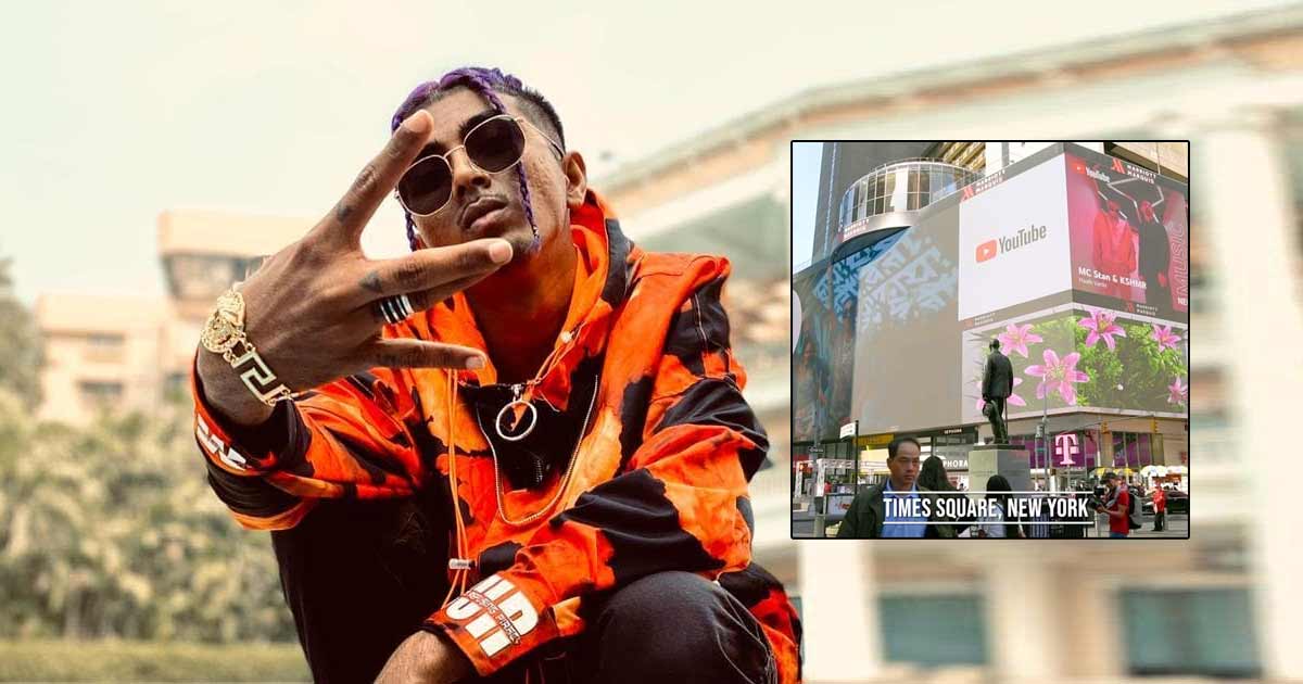 Rapper MC Stan Featured On Times Square
