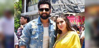 Sara Ali Khan and Vicky Kaushal relish ice-gola before attending the trailer launch event of ‘Zara Hatke Zara Bachke’!