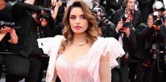 Shannon K makes Cannes debut in an outfit by Ukrainian designers