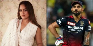 Sonakshi Sinha expresses her love for Virat Kohli and makes her TATA IPL play-off predictions, mid-air!