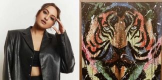 Sonakshi Sinha gifts a thematic painting made by her to 'Dahaad' creators