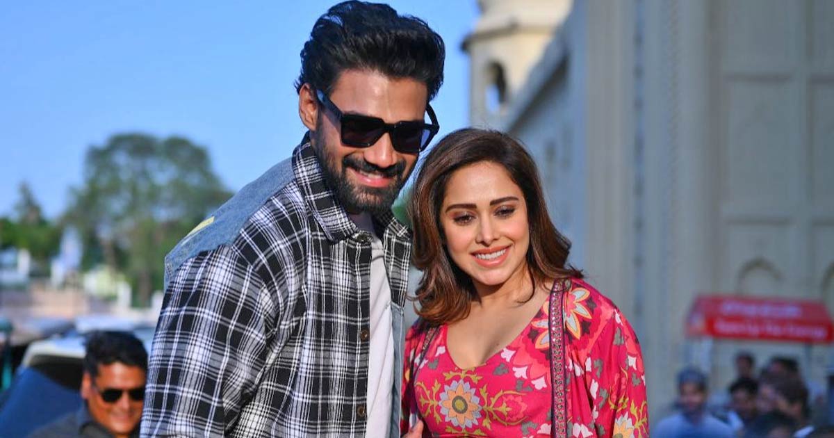Sreenivas Bellamkonda & Nushrratt Bharuccha arrive in Lucknow for the promotions of the upcoming action-packed film ‘Chatrapathi’