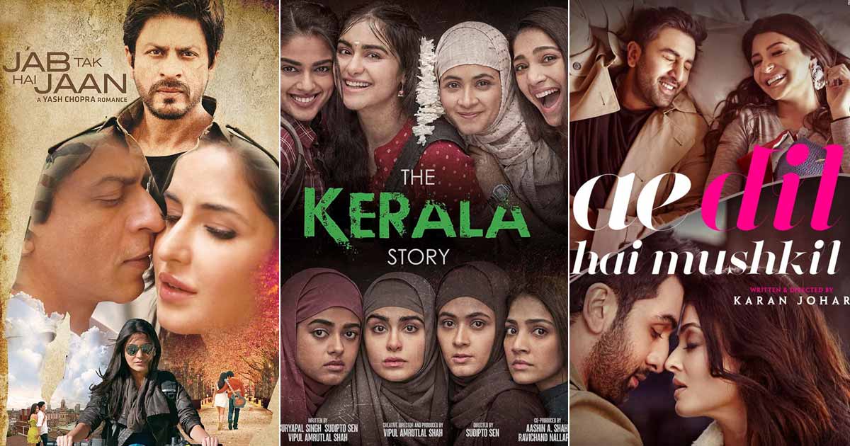 The Kerala Story Surpasses Shah Rukh Khan's Jab Tak Hai Jaan & Ranbir Kapoor-Anushka Sharma's Ae Dil Hai Mushkil