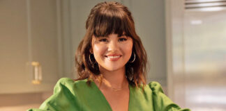 Throwback Picture Of Selena Gomez In A Cleav*ge Showing Thigh-High Slit Gown From Met Gala 2017