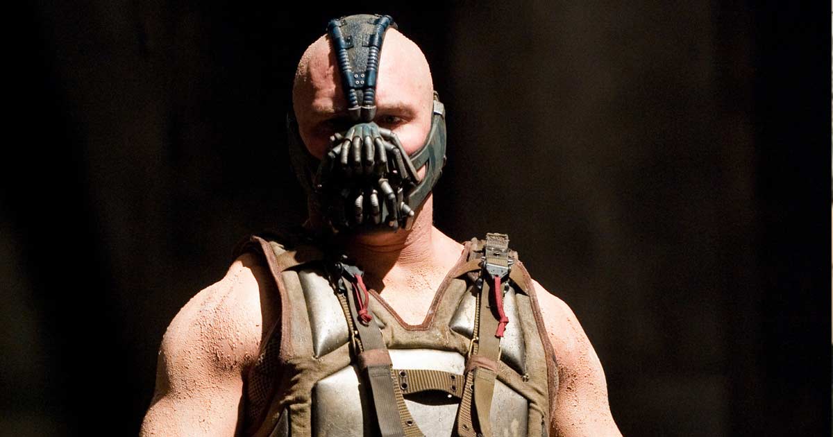 Tom Hardy Had A Pancake Makeup For The Dark Knight Rises