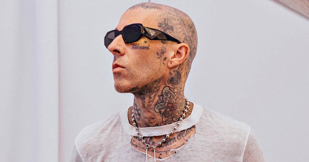 Travis Barker In An Instagram Post Shared Two New Pictures Of Him Destroying An Expensive Sofa