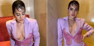 Uorfi Javed's See-Through Butterfly Outfit For A Event Gives A Good Peek Through Her Assets & Gets Brutally Trolled