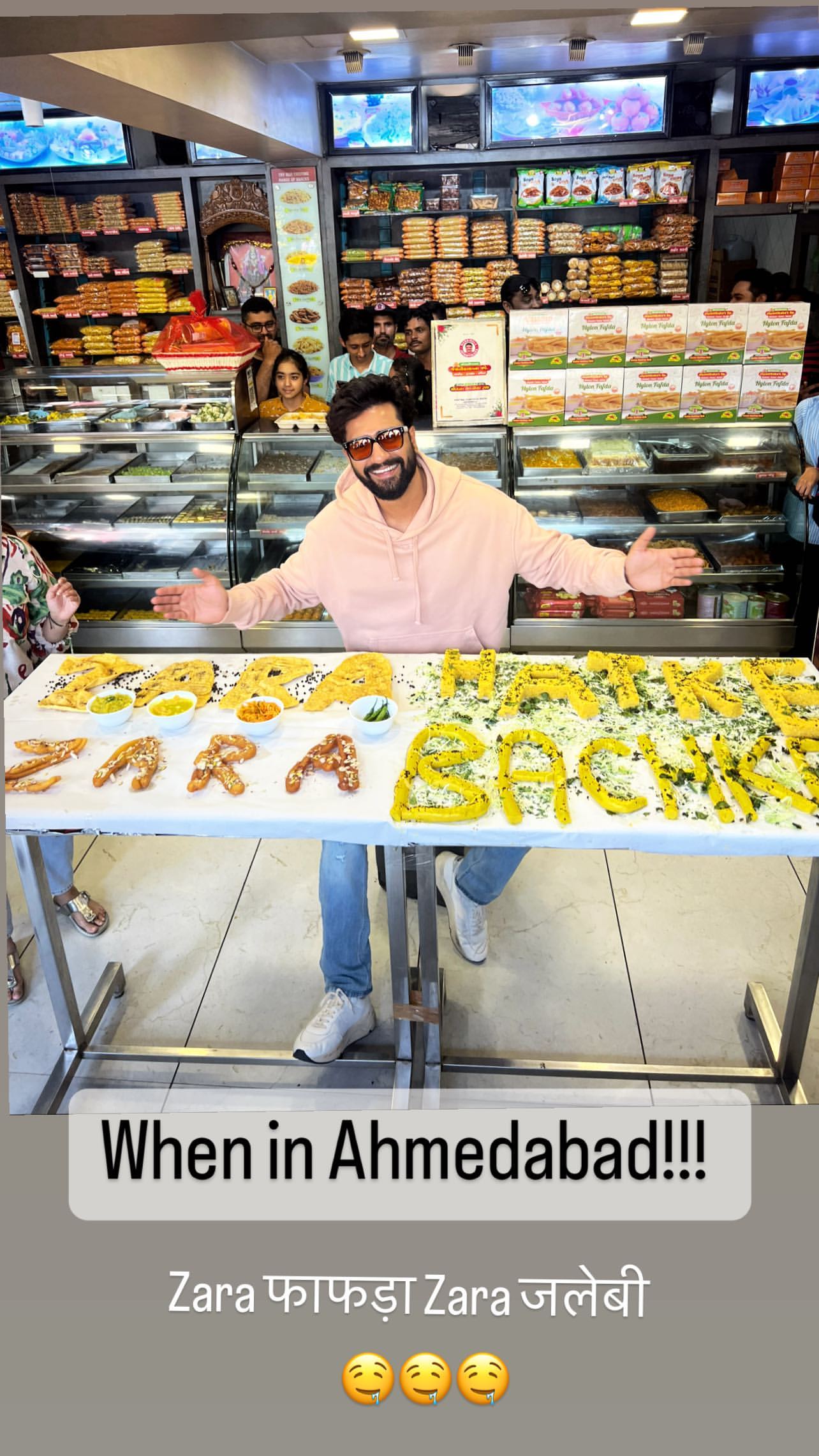 Vicky Kaushal binges on Gujarati snacks during 'Zara Hatke Zara Bachke' promotions