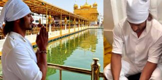 Vidyut Jammwal visits Golden Temple, cleans utensils for seva