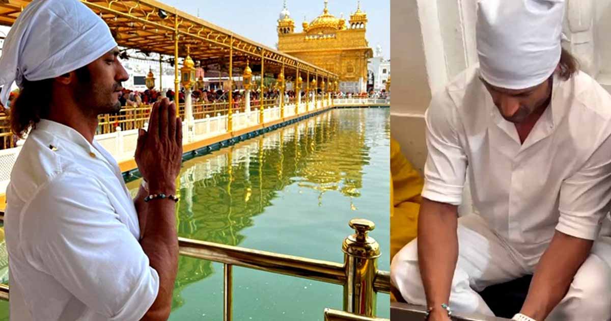Vidyut Jammwal Visits Golden Temple, Cleans Utensils For Seva