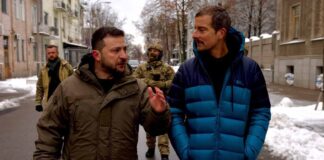 “War Zone: Bear Grylls Meets President Zelenskyy” premieres on Discovery and discovery+ on 15 May