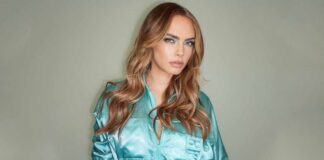 When Cara Delevingne Served A Futuristic Look By Wearing A Vercase Mini Dress Made Of Glass Beads