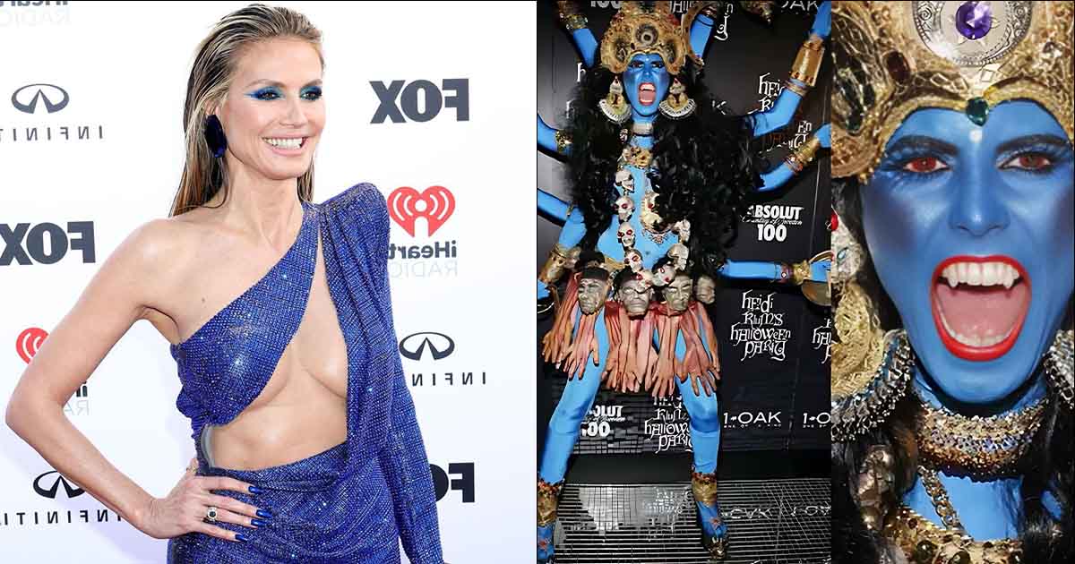When Heidi Clum Was A Rage On The Internet With Her Halloween Costume As The Hindu Goddess Of Destruction 'Kali'