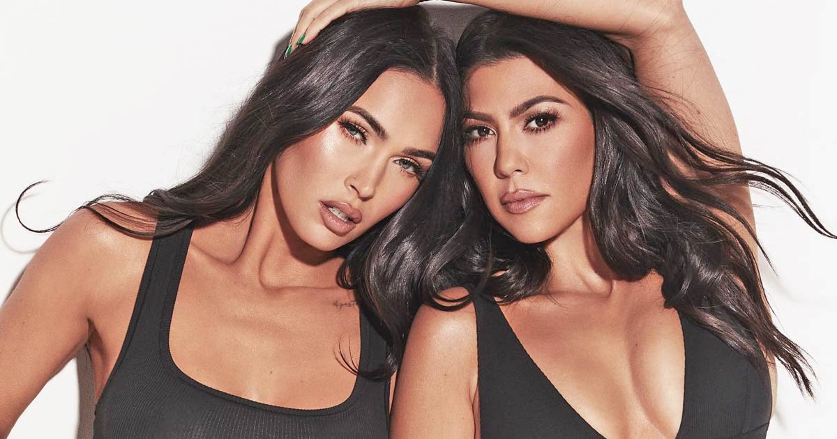 When Megan Fox & Kourtney Kardashian Shot For A Lingerie Brand Breaking The  Internet With Their Hotness & Perfectly-Shaped B**ties