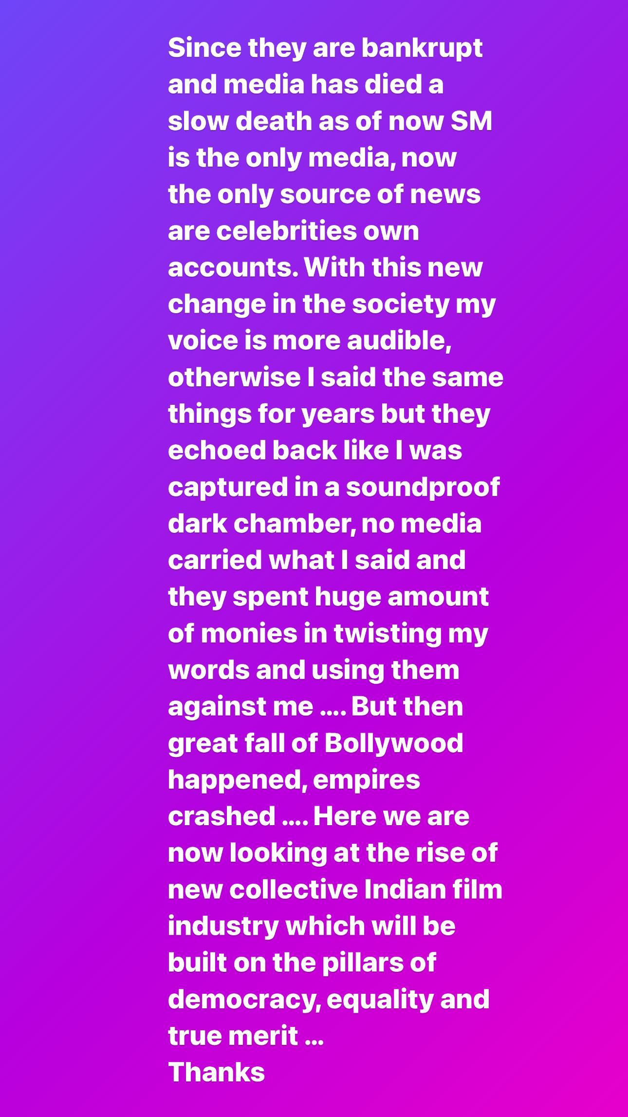 Kangana Alleges No Media Carried Out Her Ordeal