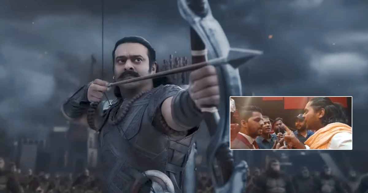 Adipurush 'Tapori' Dialogues Controversy Continues As Hindu Organisations Enter A Theatre Shouting "Bollywood Pe Dhikkar Hai" & Ask The Audience To Leave
