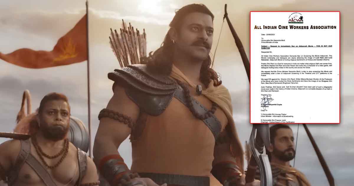 AICWA requests PM Modi to ban 'Adipurush' for 'defaming image of Lord Ram, Lord Hanuman'