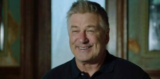 Alec Baldwin steps out with cane after hip surgery