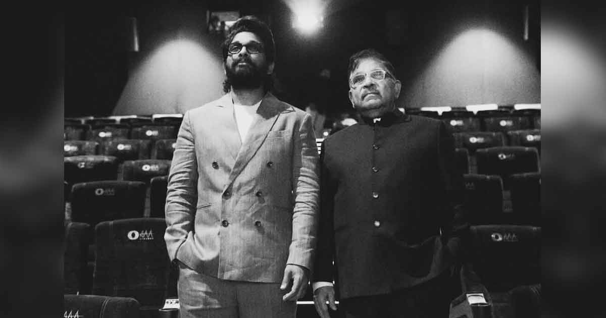 Allu Arjun shares monochrom pic with dad Allu Aravind: 'Best father in the world'