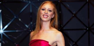 Boris Becker's lookalike model daughter Anna turns heads at gala