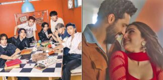 BTS Dancing On Sara Ali Khan & Vicky Kaushal's 'Tere Vaste' Song