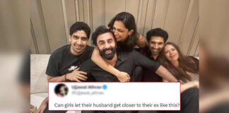 Deepika Padukone’s Closeness To Ranbir Kapoor During YJHD Reunion Questioned As Troll Asks “Can Girls Let Their Husband Get Close To Ex Like This?” Netizens React “You Think Bullywood People Follow Monogamy?” Deepika Padukone's Closeness To Ranbir Kapoor During YJHD Reunion Questioned As Troll Asks "Can Girls Let Their Husband Get Close To Ex Like This?”