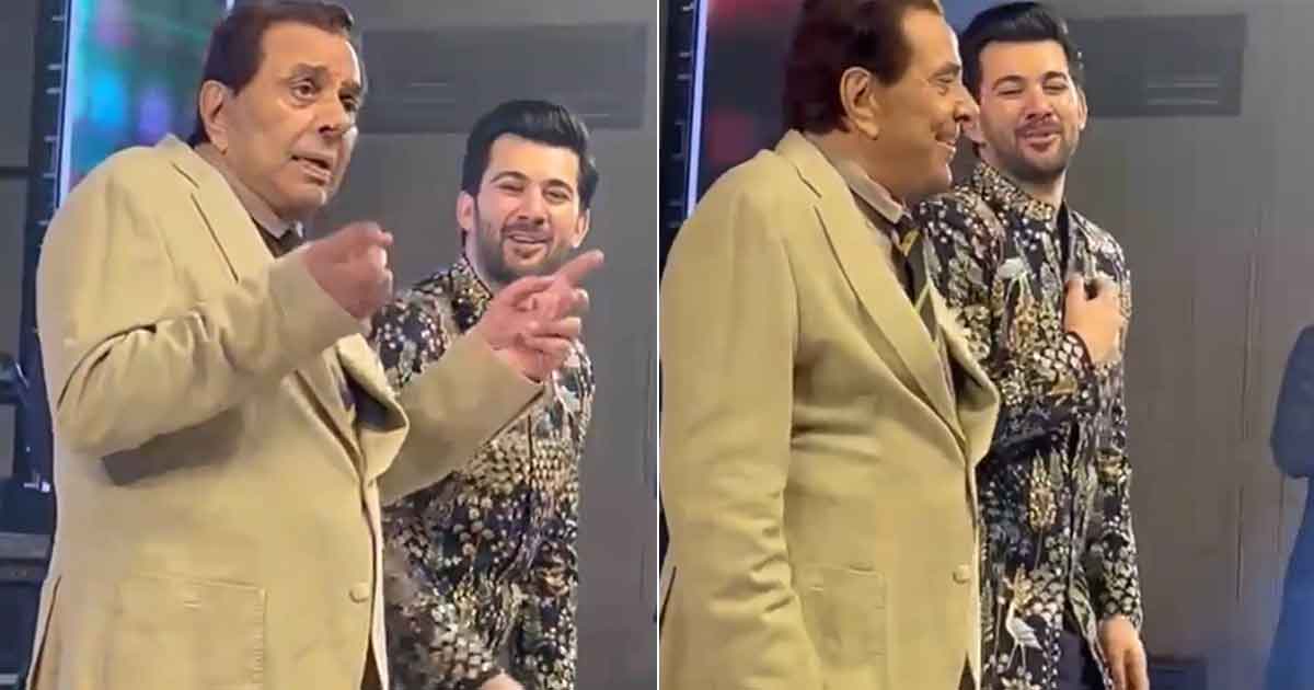 Dharmendra dances with grandson Karan Deol on 'Yamla Pagla Deewana'