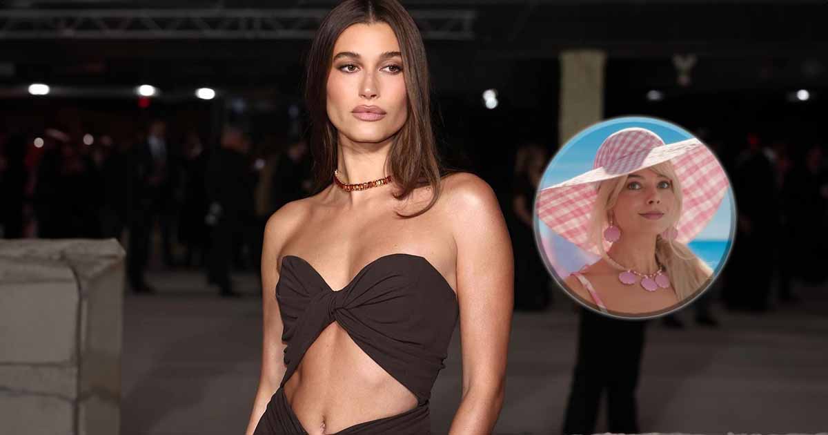 Hailey Bieber wears Tiffany & Co. to Rhode anniversary party