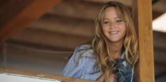 Jennifer Lawrence Dons The Hottest Blazer Dress Of This Season With A Mesh Top Giving A Sneak Peek Of Her Cleav*ge As She Shows Off Her Toned Legs - See Pics Inside