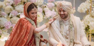 Karan-Drisha wedding : Bride steps in stunning in red as first pictures appear