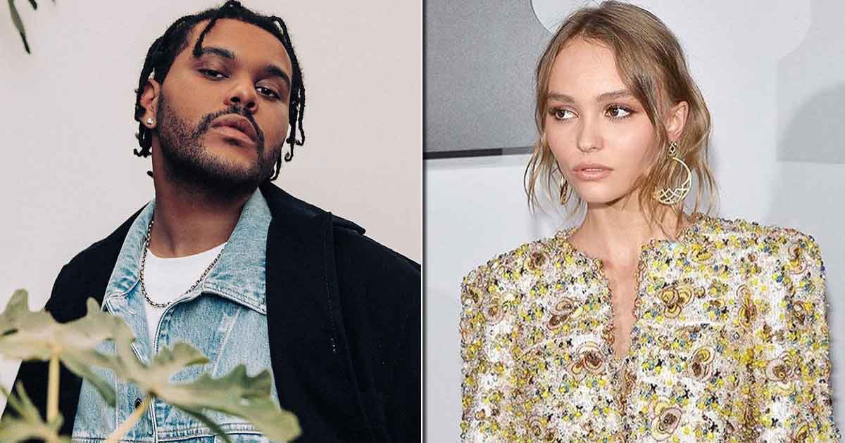 lily-rose depp and the weeknd spotted while filming on the set of