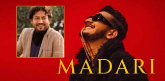 Munawar says late Irrfan Khan was the inspiration behind his song 'Madari'