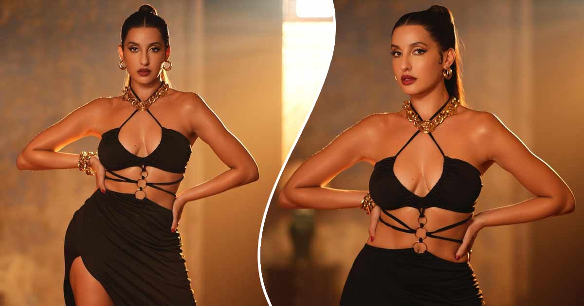 Nora Fatehi Breaks All Hell Loose With Her S*xiest Looks In Black Cut-Out  Outfit Being True To Her Recent Song 'Sexy In My Dress' & Turns Out To Be  The S*x Bomb