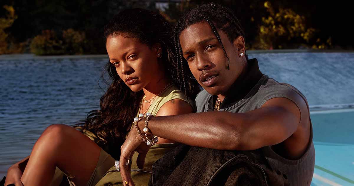 Rihanna News on X: Rihanna and A$AP Rocky at the Louis Vuitton